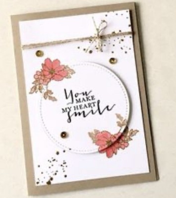 Stampin' Up Timeless Love Cling Rubber Stamp Set Flowers Romantic Cardmaking