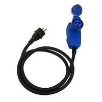 CET 1,5M Caravan-Adapterkabel, Cee-Winkel-Kupplung Auf Schuko-Stecker