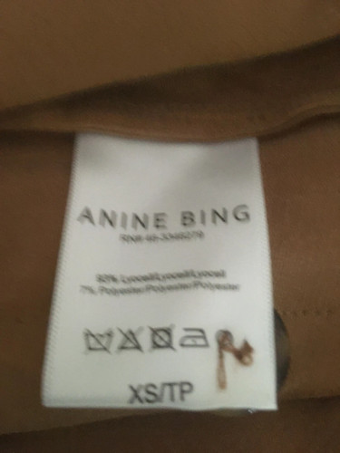 Anine Bing Safari Dress KAIDEN Utility Cargo Pockets Size XS BNWT RRP $349 Camel - Picture 9 of 10