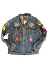 Levi s Trucker Jacket Custom Patches Denim Jacket