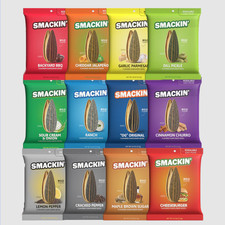 SMACKIN' Sunflower Seeds 4oz 12 Flavors YOU CHOOSE