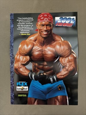 Shawn Ray / Dennis James Bodybuilding Muscle Workout Poster