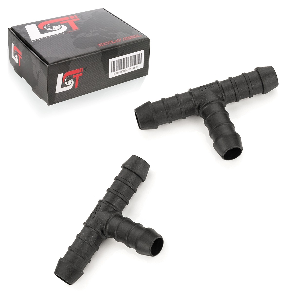 2x PA hose Polyamide PA6 T-piece coupling petrol oil resistant 10 mm for TOYOTA