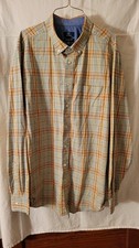 GEORGE CLASSIC FIT 2XLT 50-52 MENS LONG SLEEVE PLAID SHIRT 39