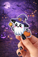 Halloween Ghost Sticker Set - 32 Piece