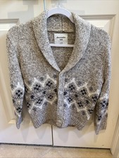 New Abercrombie  Fitch Kids Knit Shawl Cardigan Sweater Size 7/8 7 8
