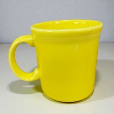 Homer Laughlin Fiesta Tapered Mug Cup Sunflower Yellow Ceramic Stoneware Mug Cup