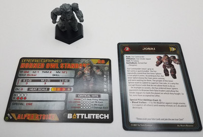 Battletech Clan Striker Star - Horned Owl (Peregrine) *Mech & Cards*