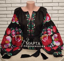 Woman Vyshyvanka Ukrainian embroidered blouse Embroidery clothers XS-XXXXL