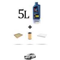 Hoffcar Set Service 3 Filter Und 5L ÖL FüR Opel Insigna 1.6 85Kw Von 2008