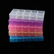 Sturdy Plastic Storage Box with 10 Compartments for Electronic Components