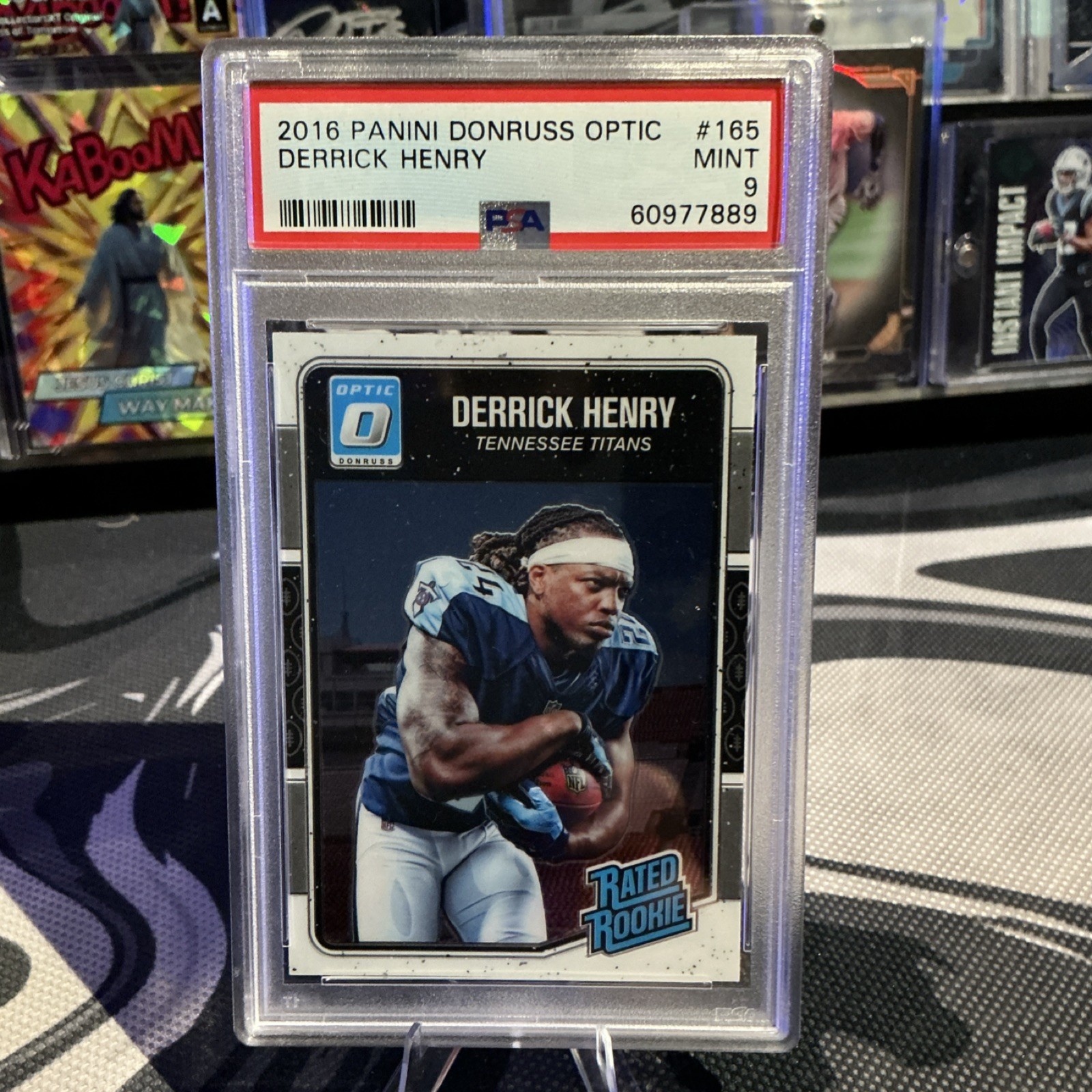 Panini 2016 Donruss Optic Rated Rookie Derrick Henry #165 Titans PSA 9