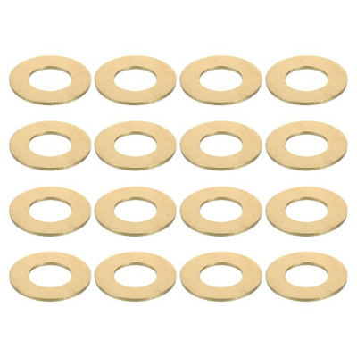 #ad 20Pcs Brass Flat Washer M10x20x1mm Brass Washer Assortment for Screws Bolts AU $17.12
