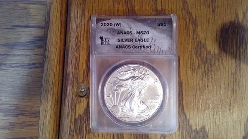 2020-(W) 1 oz. .999 American Eagle ANACS MS70 (175)