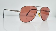 Vintage Kenmark Comfort Flex Gunmetal Pilot Sunglasses FRAMES ONLY Korea