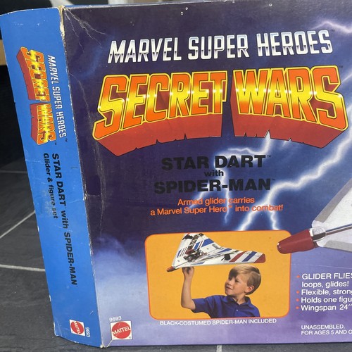 1984 Mattel Marvel Super Heroes Secret Wars Star Dart Glider Building Set READ - Bild 2 von 22