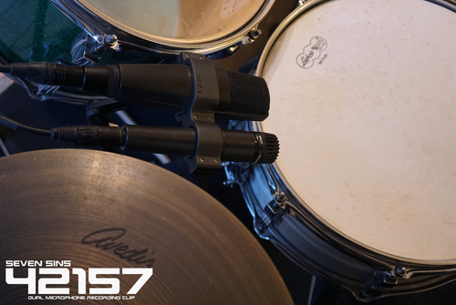 S7NS-NOISE 42157 Microphone Dual Recording Clip Shure SM57 Sennheiser MD 421-II - Picture 3 of 5