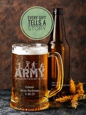 DD214 Personalized Military Army Retirement Gift. Made in USA