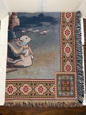 Christmas Little Drummer Boy Angel Jesus Born *Throw Blanket