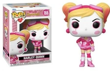 DC Breast Cancer Awareness POP Heroes Harley Quinn Vinyl Figure #166 [Bombshell]