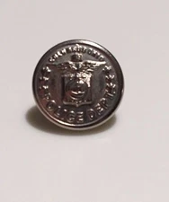 CITY OF COLUMBUS, OHIO      POLICE BUTTON, SILVER, 9/16"