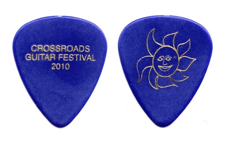 Eric Clapton Blue Guitar Pick - Crossroads Guitar Festival - 2010