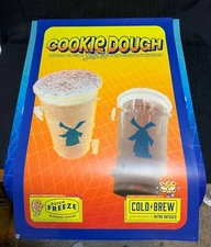 Rare Dutch Bros Drive-Thru Display Advertising Poster Measures 46” x 26”