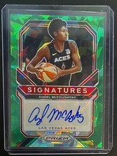 2021 Prizm WNBA Angel McCoughtry Green Ice Auto