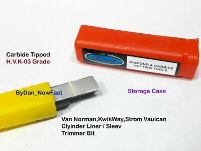 VAN NORMAN BORING BAR TOOL BIT 90 DEGREE 7/16'' SLEEVE TRIMMER 888/999