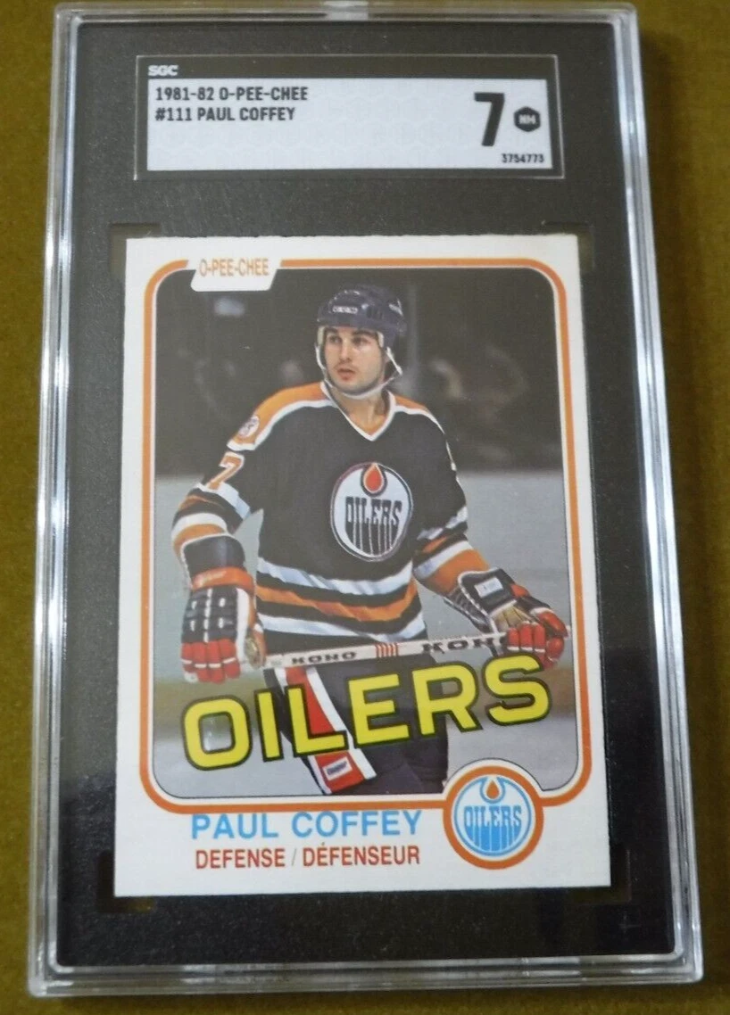 Paul Coffey trading card