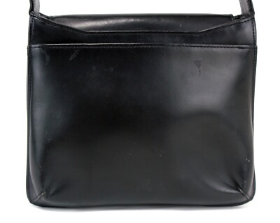 GIVENCHY Black Leather Accessories Bag Hand Shoulder Bag Used