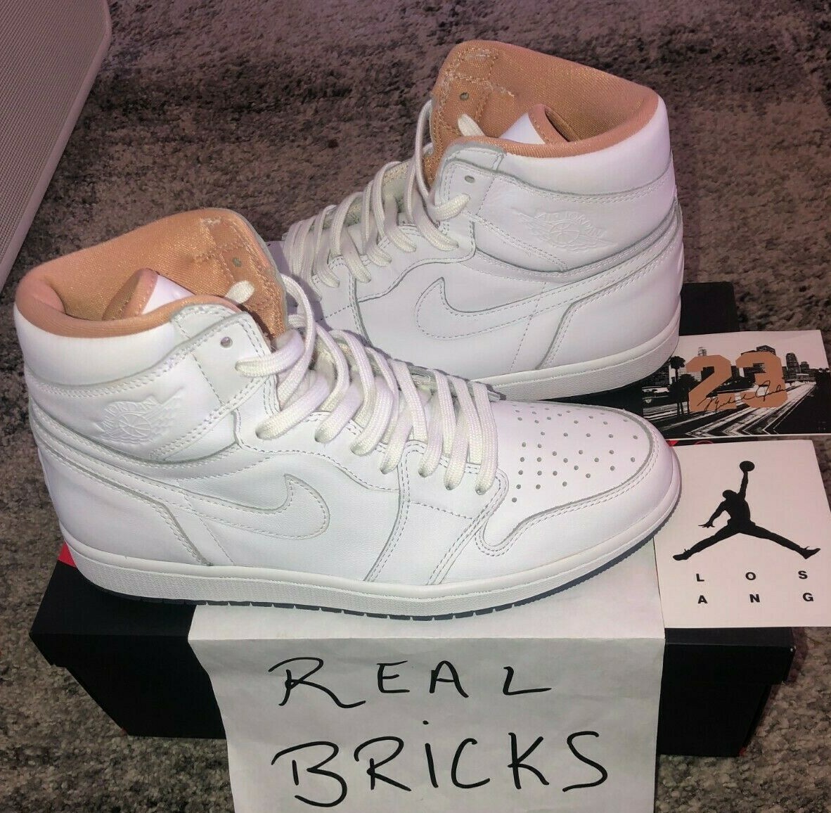 NIKE AIR JORDAN 1 RETRO HIGH LA LOS ANGELES OG OFF WHITE NIKE AIR JORDAN 1 RETRO HIGH LA LOS ANGELES OG OFF WHITE