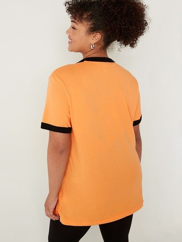 Camiseta Victoria's Secret ROSA Campus Ringer Halloween Brillo en la Oscuridad Ghouls XXL - Imagen 3 de 5