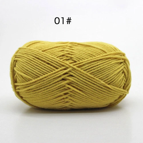 62 Colors Milk Cotton Skeins Hand Knitting Wool Baby Crochet Chunky Yarn 50g - Picture 13 of 87