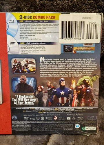 Marvel's Avengers Exclusive Blu-Ray Combo Pack Gift Set with Graphic Novel - Picture 7 of 7