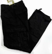 NEW MENS XS ROTHCO 7971 TACTICAL BDU CARGO PANTS BLACK REG