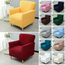 Single Sofa Cover Plaid Elasticity Anti-slip Covers Armchairs Single Chair Cov ╏