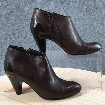 cole haan womens dress boots Women's Cole Haan Abbot D44240 Black Leather Pull On Ankle Booties Boots 7.5 B