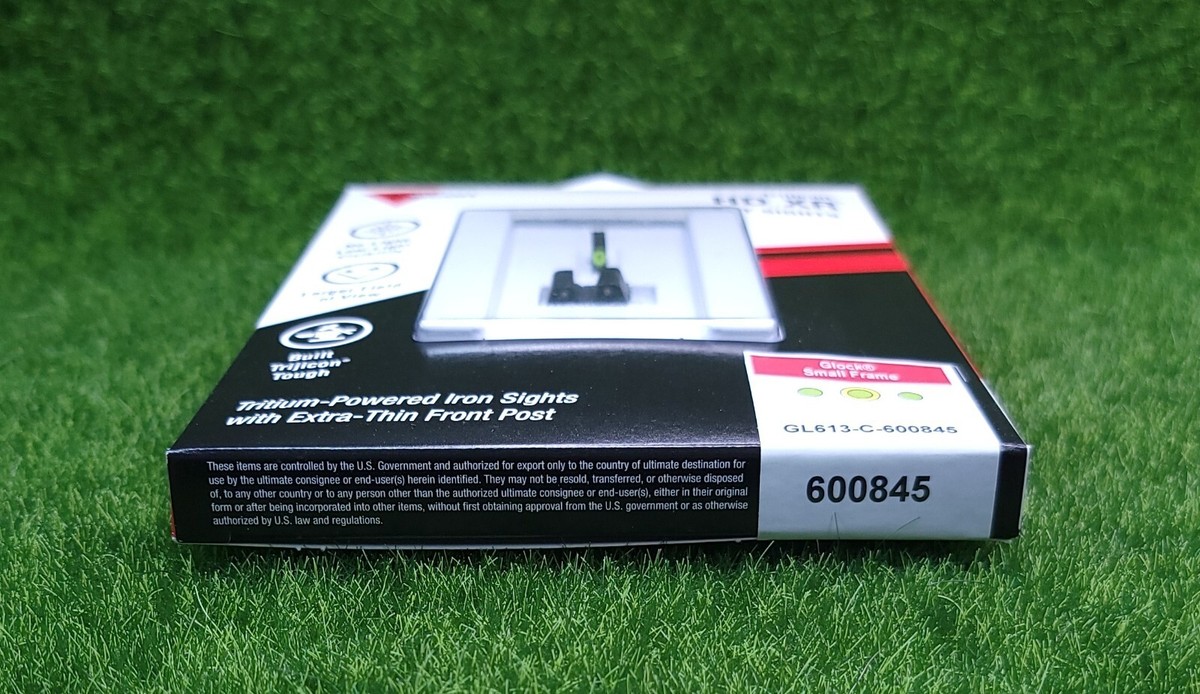 Trijicon HD XR Night Sight Set Yellow Front Glock 42 43 43X 48