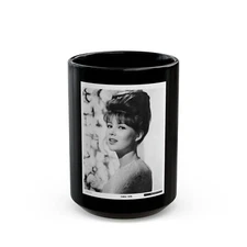 Pamela Tiffin #04 (Vintage Female Icon) Black Coffee Mug