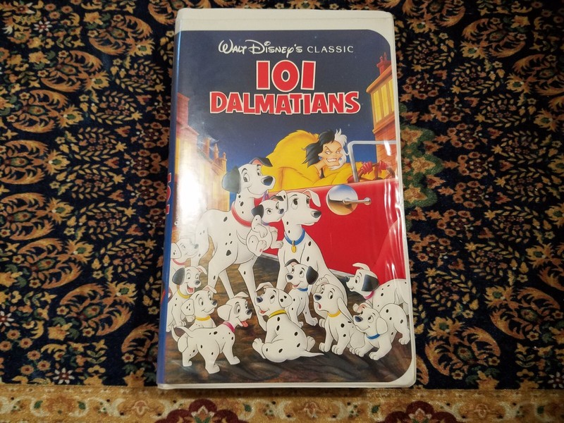 101 Dalmatians (1992) Disney Black Diamond VHS Movie 1263 RARE First Print Mint