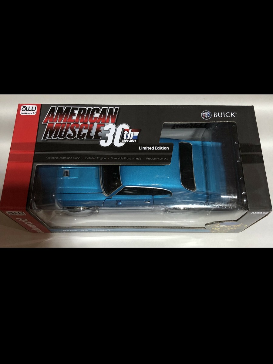 1971 Buick GS Stage 1 BLUE 1:18 Autoworld 1257 | eBay