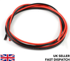 16 AWG Silicone wire/cable RC ESC Motor LiPo 0.5/1/2/5/10m - Red & Black 16awg