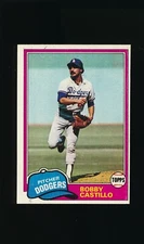 1981 Topps #146 Bobby Castillo * Pitcher * Los Angeles Dodgers * EX/EX-MT *
