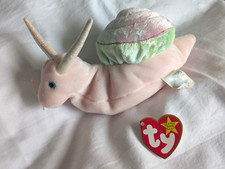 Ty Beanie Baby SWIRLY the snail 1999 incl. swing tag which is detached
