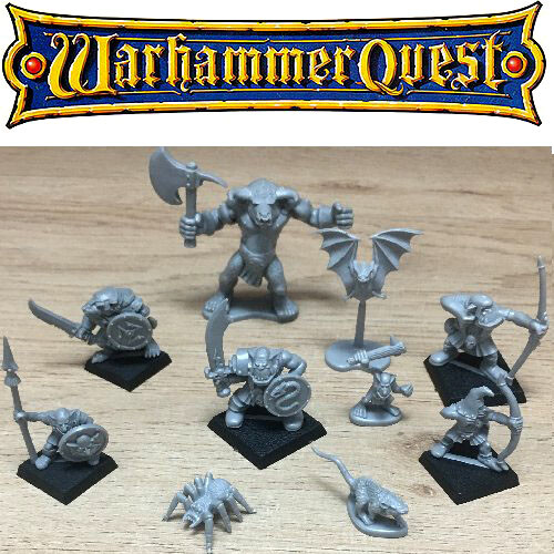Classic Warhammer Quest Miniatures Figures Games Workshop 1995