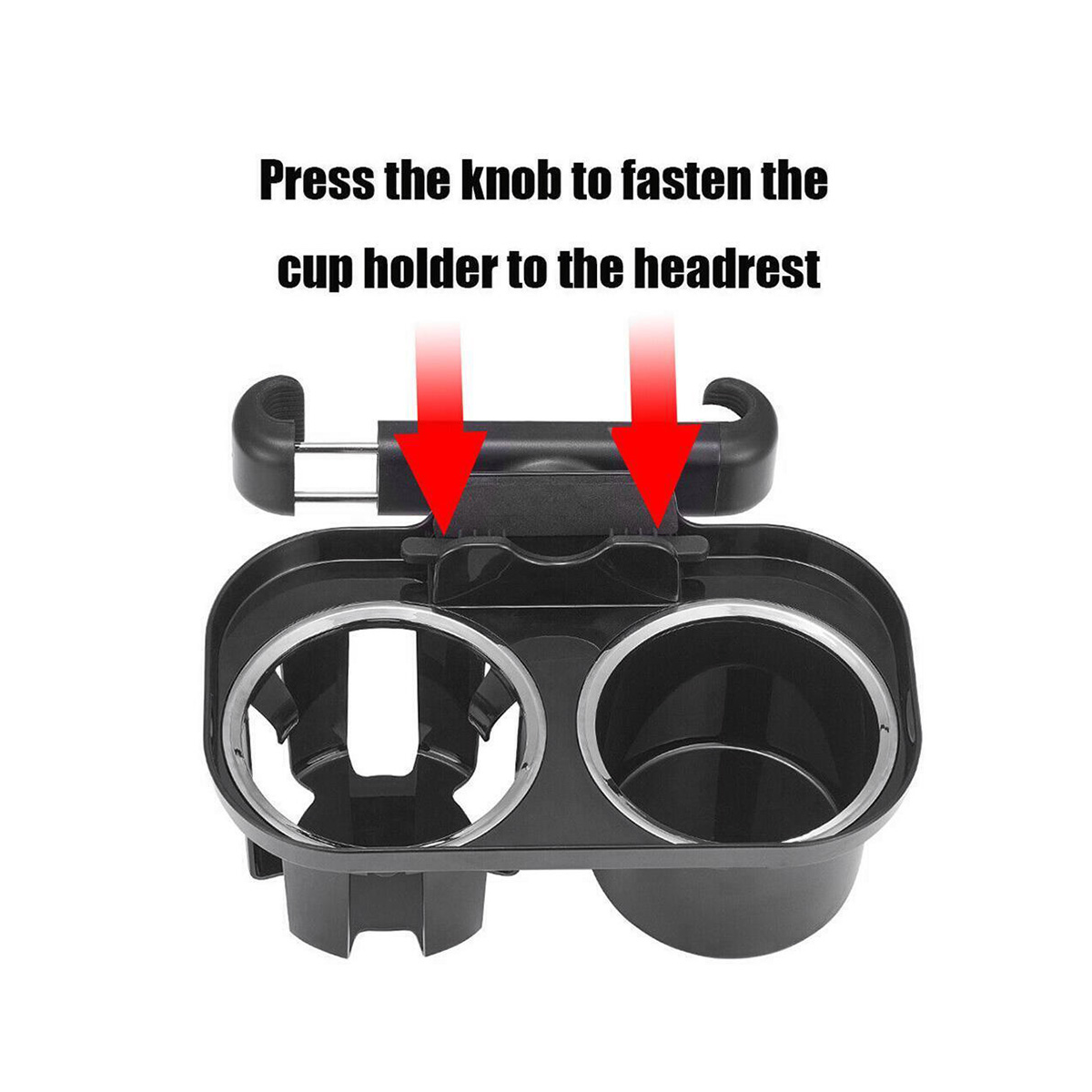 1 PCS Car Beverage Holder Rear Pillow Snack Tray Universal Car Cup