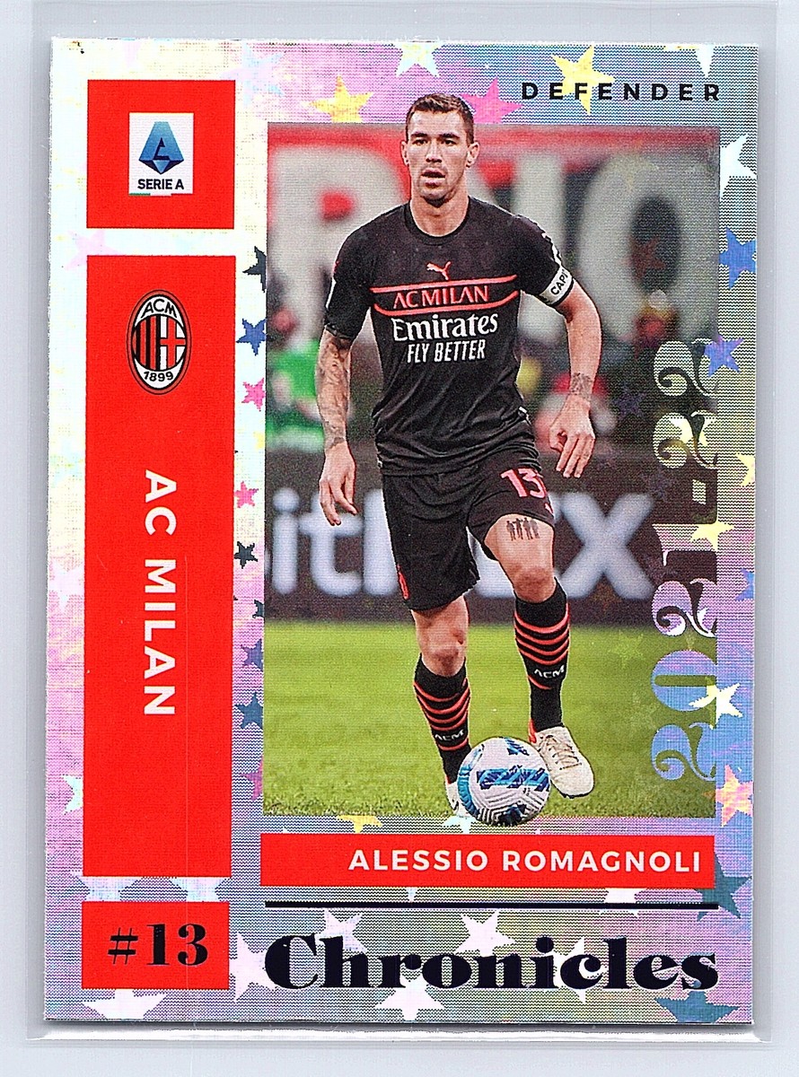 ACミラン ROMAGNOLI 2021 PANINI CHRONICLES ALESSIO ROMAGNOLI #1 PURPLE ASTRO AC MILAN