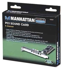 Manhattan PCI Sound Card 5.1 Channel 158107