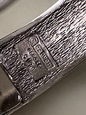 Bracelet CARVEN Vintage Argenté Années 80 - Modèle Jonc, New Old Stock (neuf Ancien Stock)